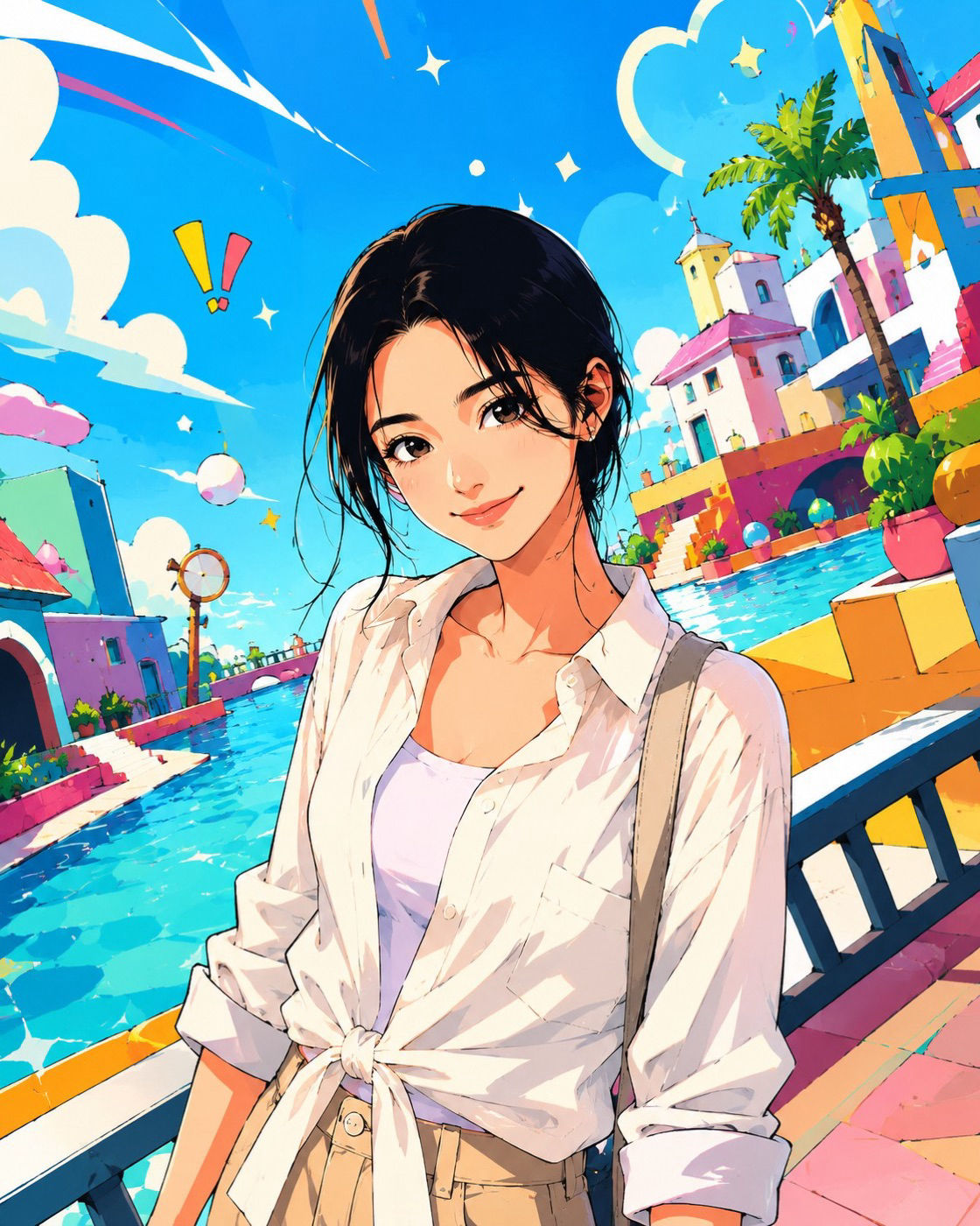 Summer Canal Portrait